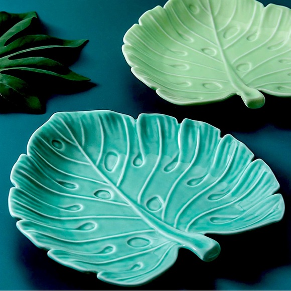 LARGE MONSTERA LEAF SILICONE TRAY MOLD DIY RESIN MICA SHELLS SEA GLASS& MORE LOT - Picture 6 of 16